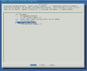 Select PPS client using GPIO